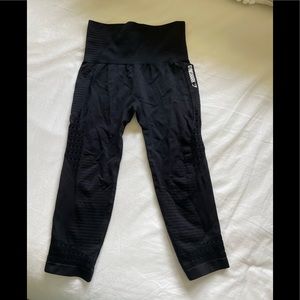 Gymshark crop leggings in Black